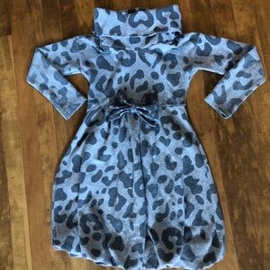 Balloon hem winter dress by Deux par Deux